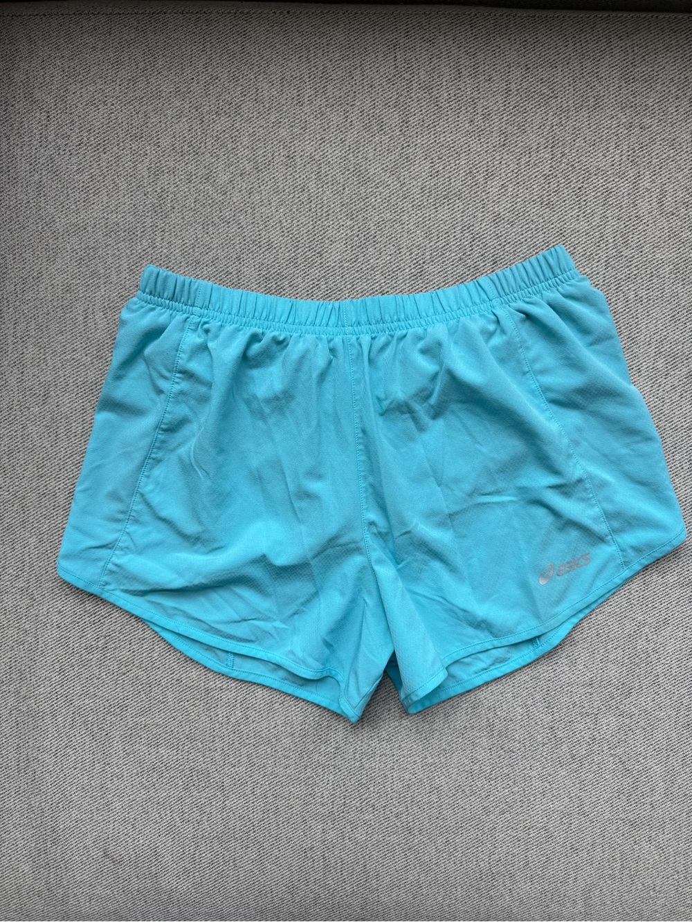 Asics Turquoise Athletic Running Shorts